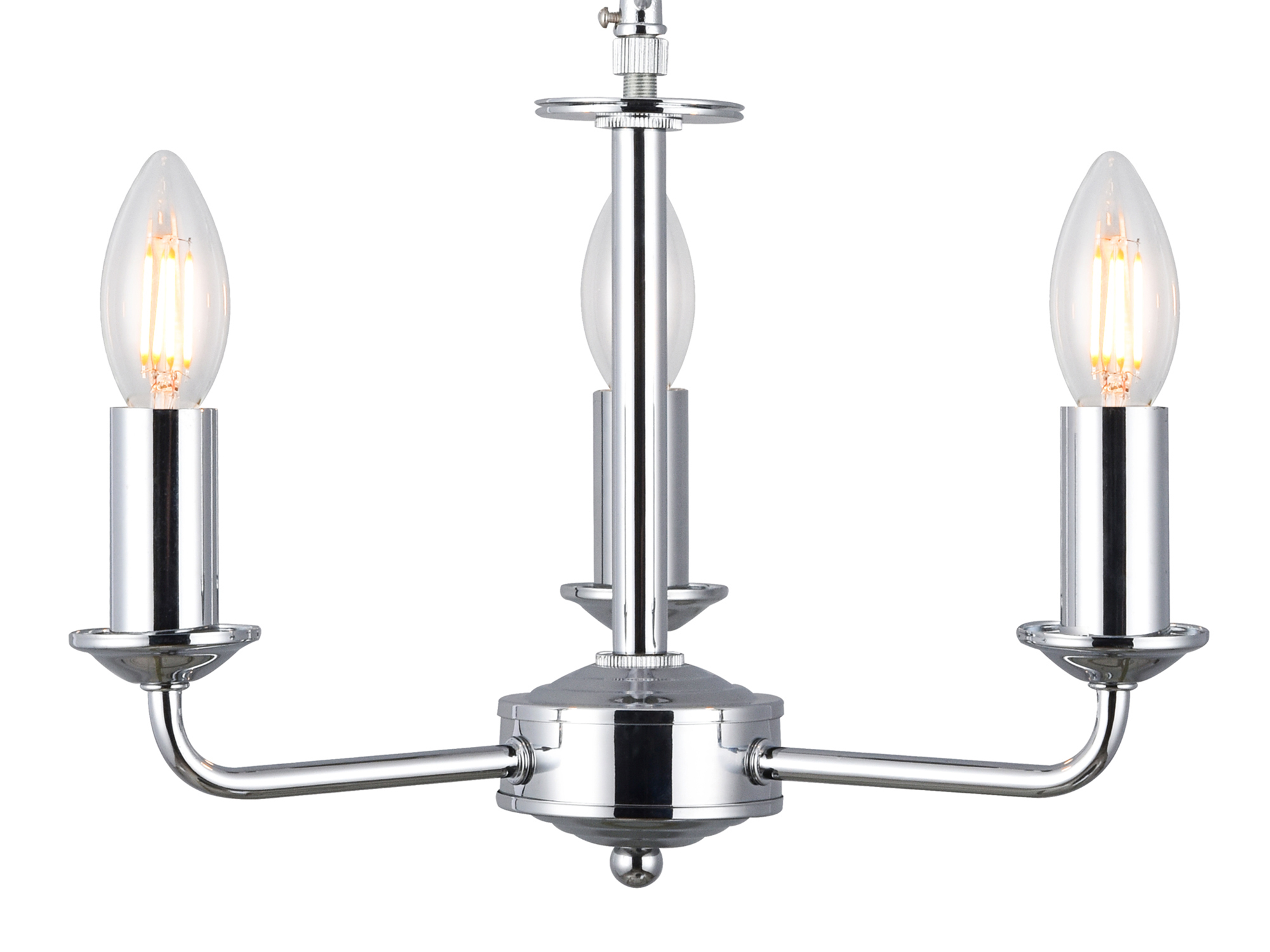 Banyan Pendant 3 Light Polished Chrome D0354  Deco Banyan